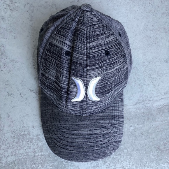 Hurley Flex Fit Baseball Cap Blue Heather Flex Fit Size S/M - Picture 1 of 6